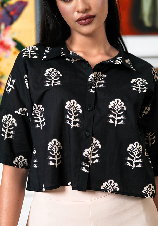 AMELIA CROP SHIRT
